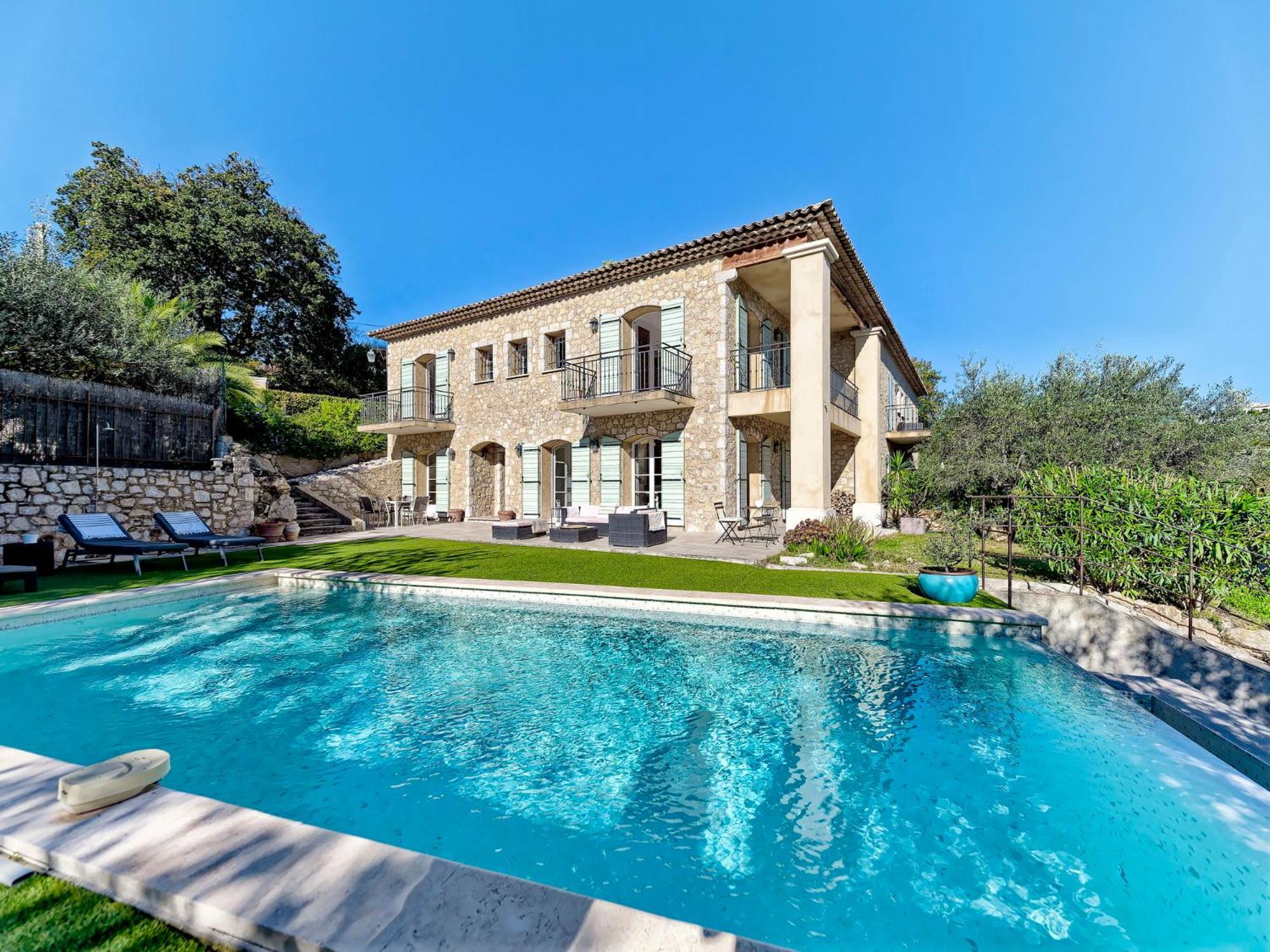 Villa Bastide D'architecte En Pierre Cagnes-sur-Mer